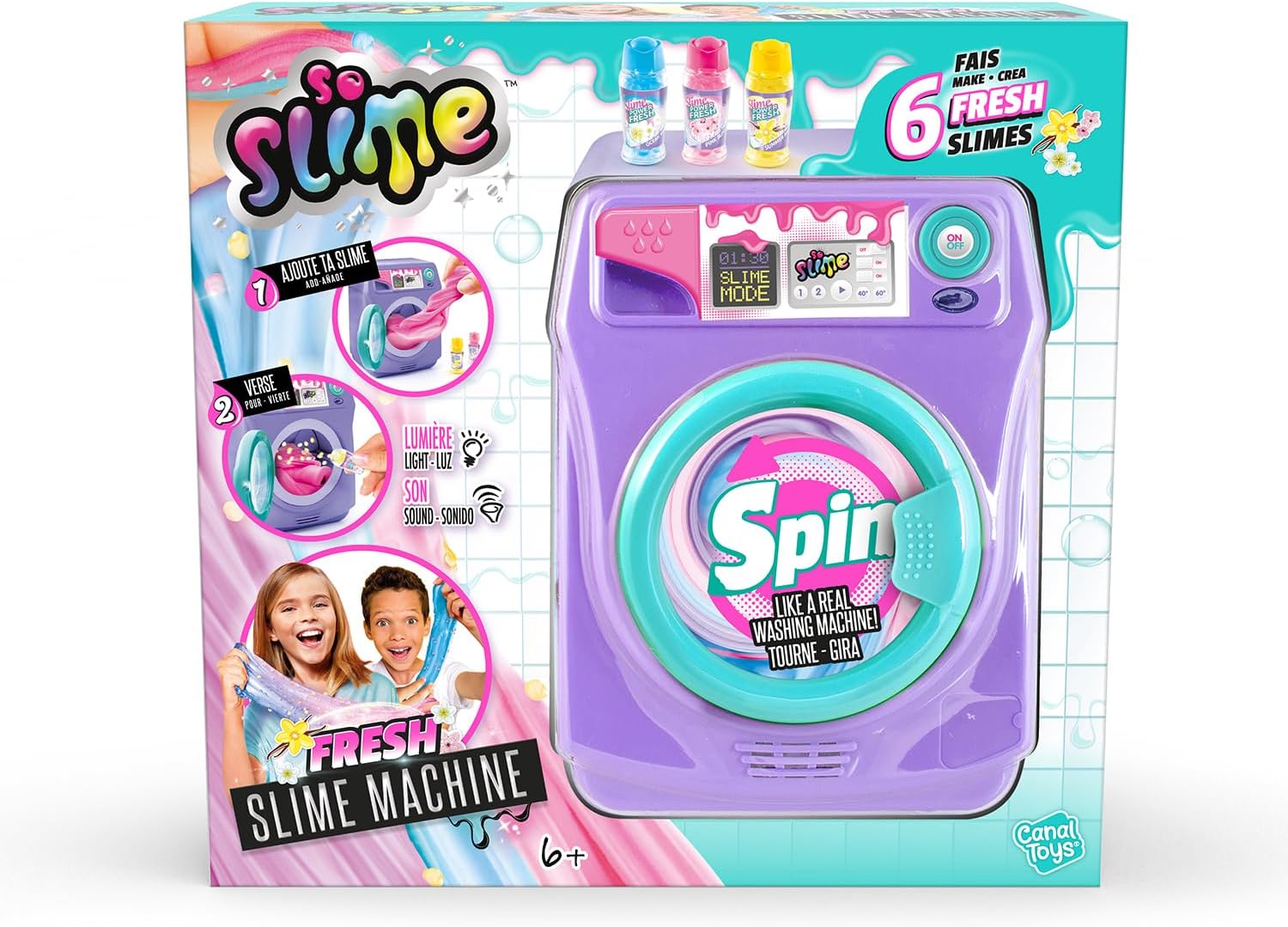 Slime Canal Toys Washing Machine Fresh Scented