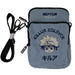 NEPTUN Anime Cross Bag Embroidered Crossbody Bag Cord Look with Separate Mobile Phone and Key Compartment Adjustable Killua - Hunter x Hunter