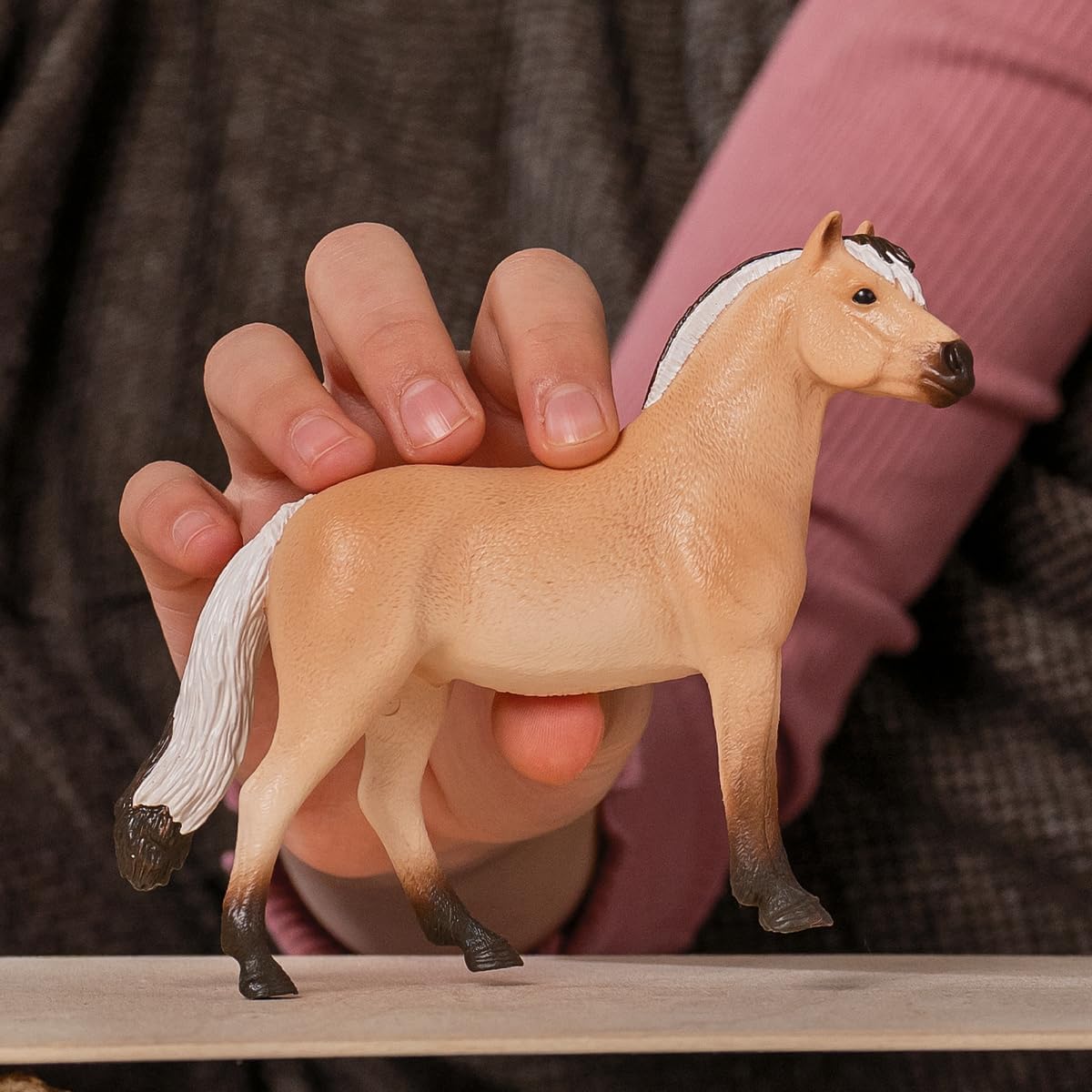 schleich 13979 HORSE CLUB Norwegian Fjord Horse Gelding Figurine for ages 5+