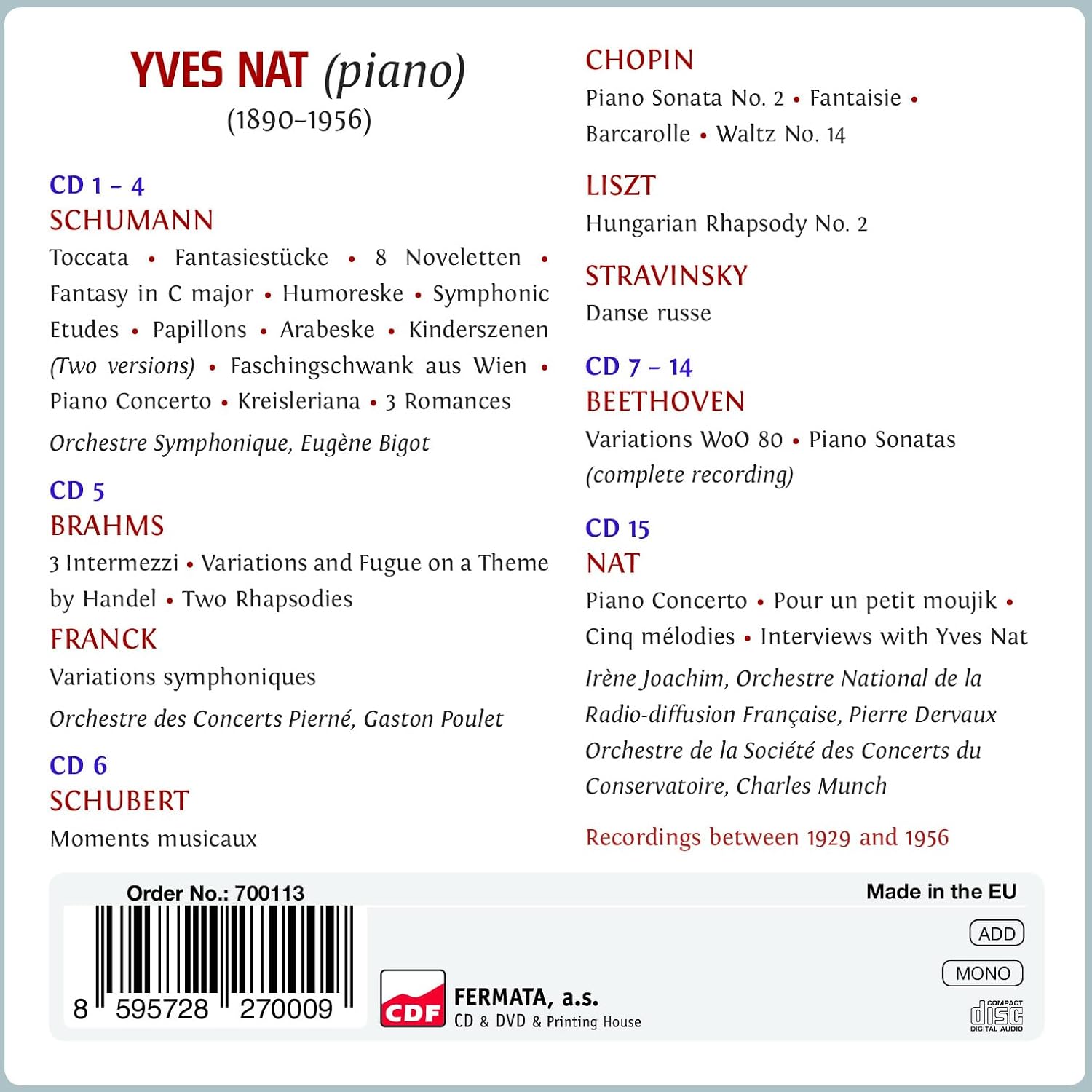 The French Piano Legend 29-56