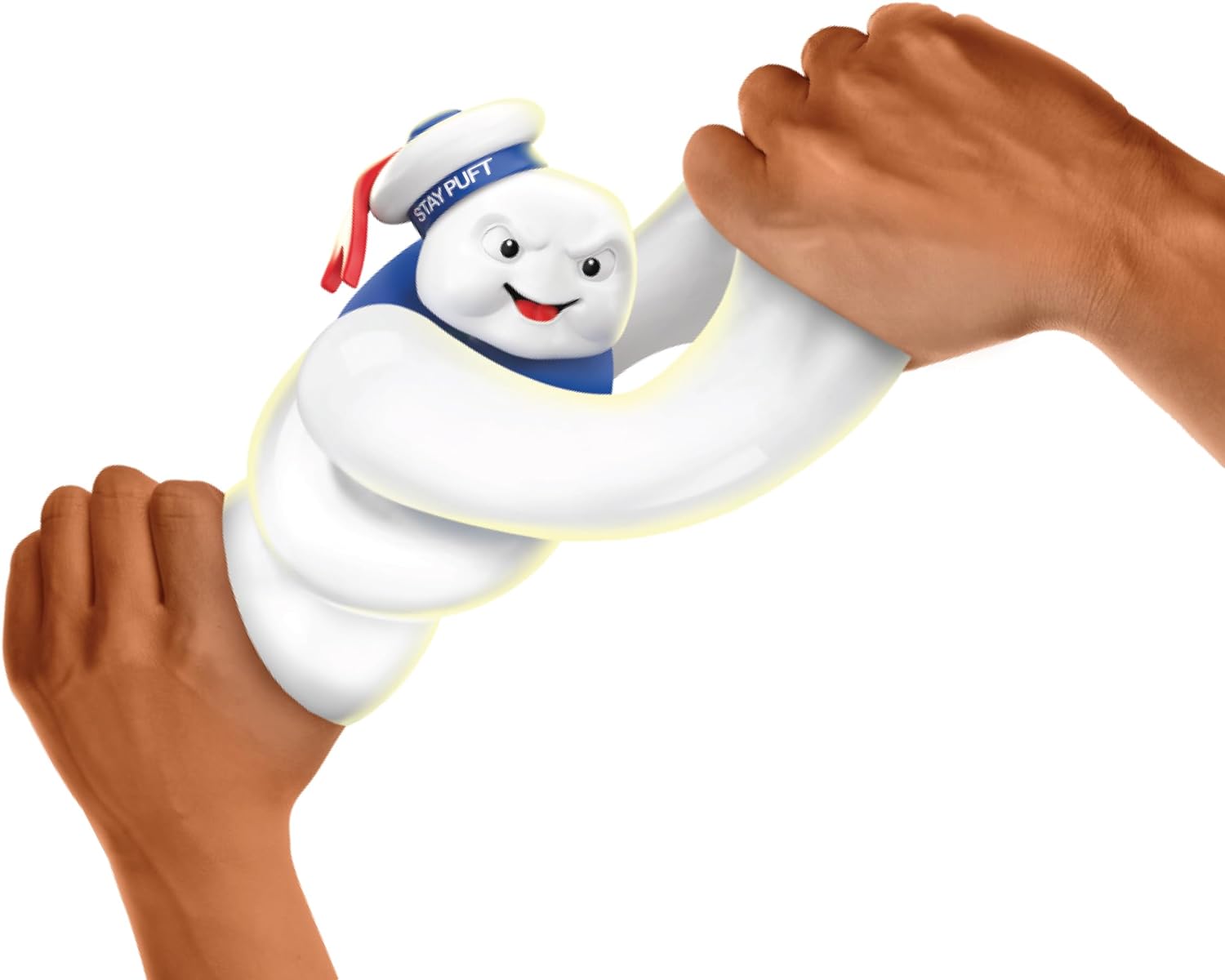 Heroes of Goo Jit Zu GHOSTBUSTERS SQUISHY STAY PUFT FIGURE. UNIQUE GOO FILLING. STRETCHES UP TO 3X ITS SIZE. STRETCH, TWIST & WATCH IT RETURN TO SIZE