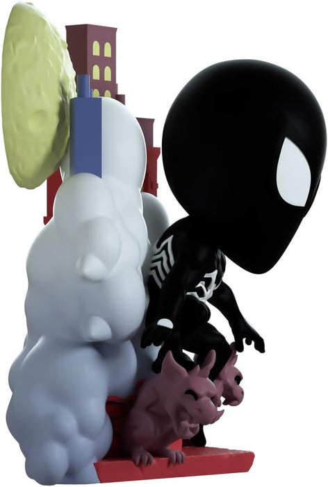 Youtooz Marvel Collection Web of Spiderman #1 4.8 inch Vinyl Figure, Collectible Symbiote Spiderman Action Figure, Symbiote Spiderman, Web of Spiderman #1 Figure