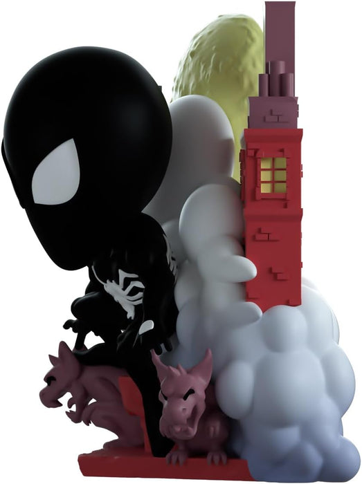 Youtooz Marvel Collection Web of Spiderman #1 4.8 inch Vinyl Figure, Collectible Symbiote Spiderman Action Figure, Symbiote Spiderman, Web of Spiderman #1 Figure