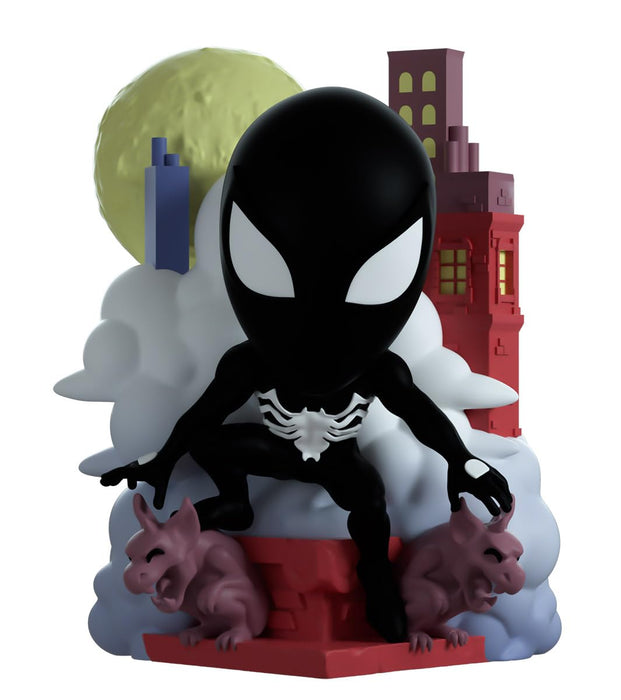 Youtooz Marvel Collection Web of Spiderman #1 4.8 inch Vinyl Figure, Collectible Symbiote Spiderman Action Figure, Symbiote Spiderman, Web of Spiderman #1 Figure