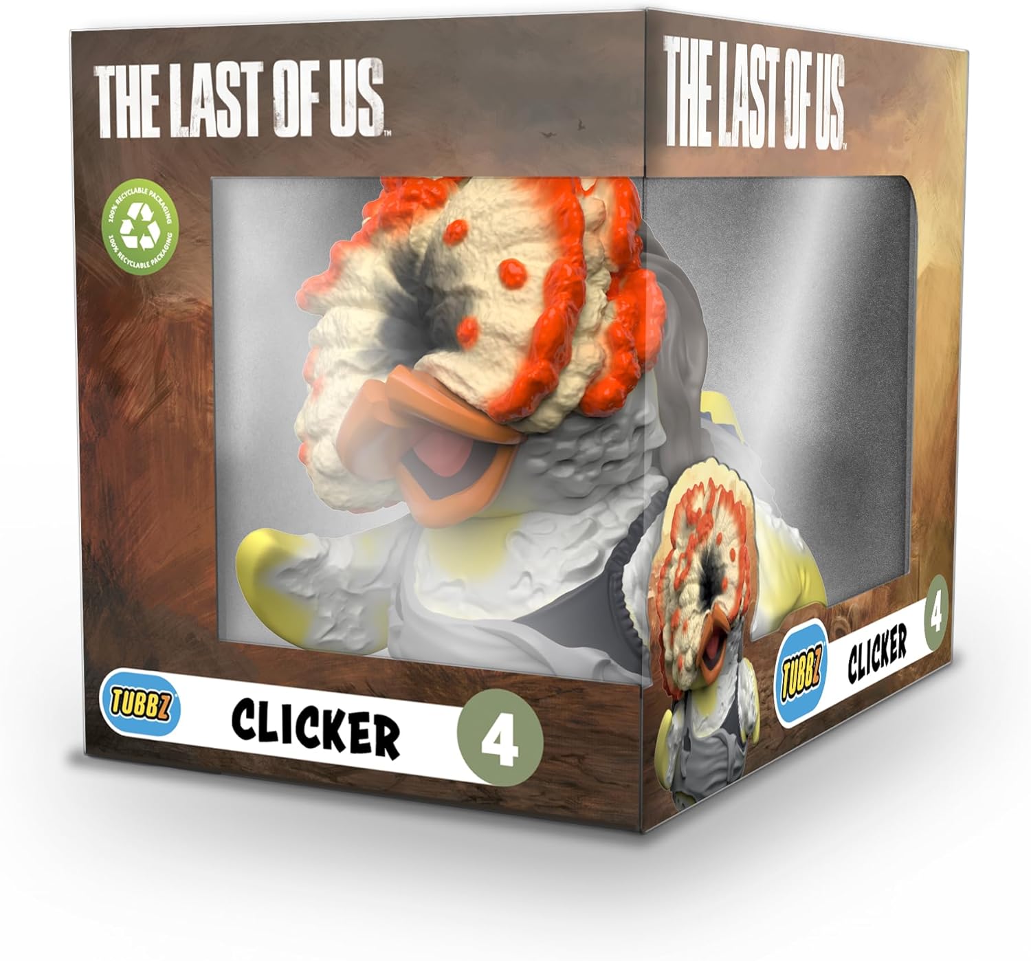 TUBBZ Boxed Edition Clicker Collectible Vinyl Rubber Duck Figure - Official The Last of Us Merchandise - TV, Movies & Video Games Clicker (Boxed)