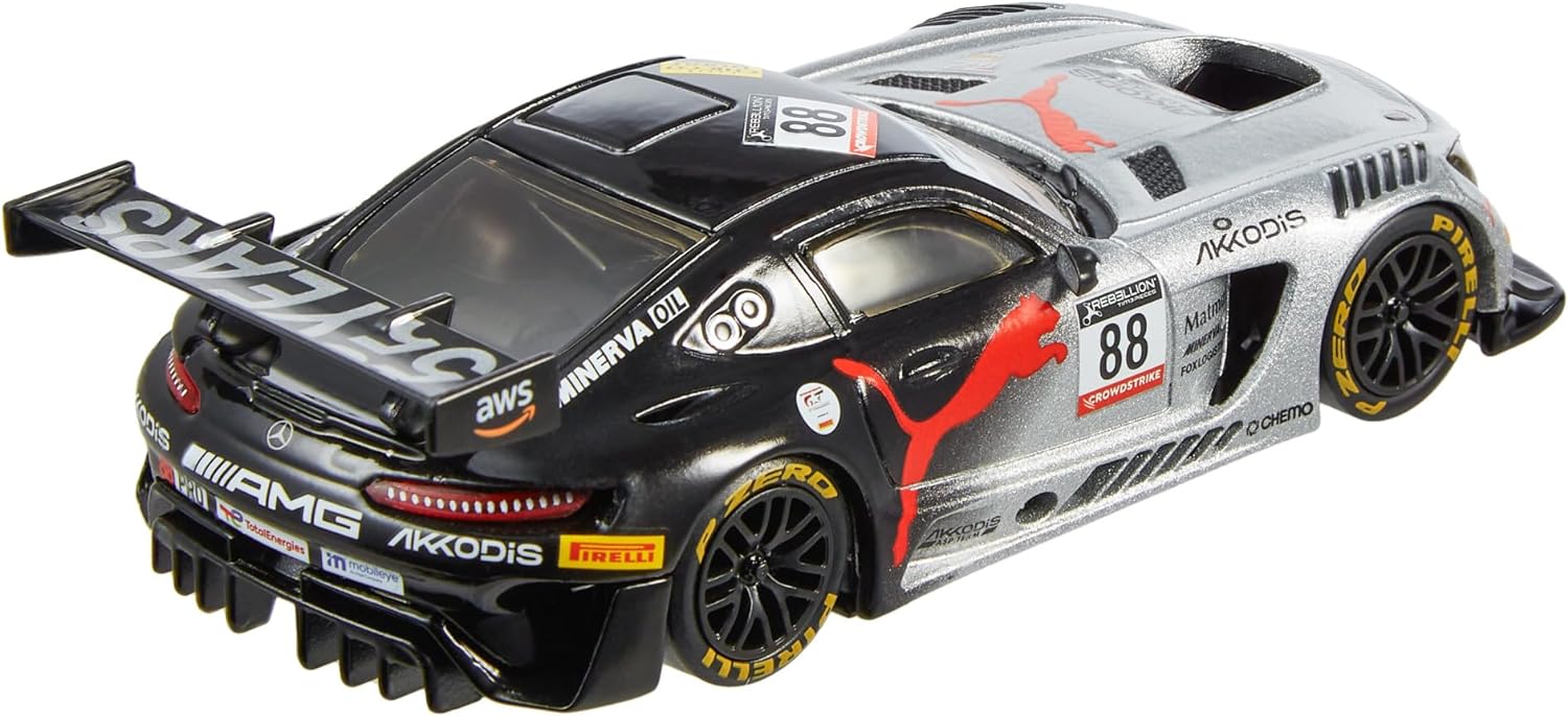 Hot Wheels Premium 1:43rd Scale Vehicle, Officially Licensed Replicas for Adult Collectors, Real Riders Tires, Metal/Metal Body & Chassis, HMD44