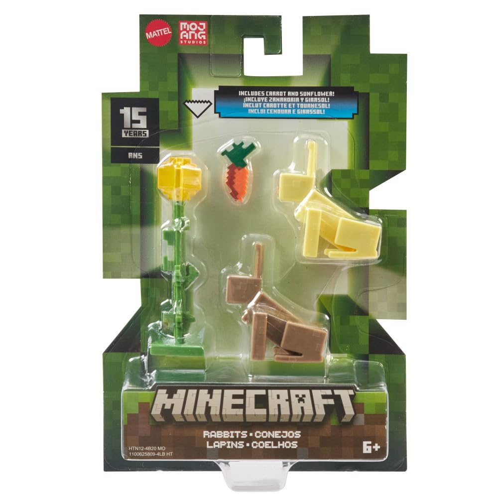 Minecraft 3.25'' Figures - Rabbits