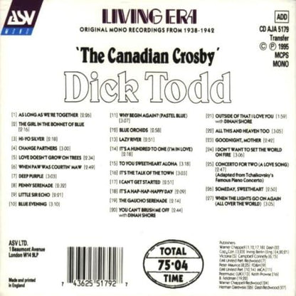 The Canadian Crosby: His Greatest Recordings 1938-1942