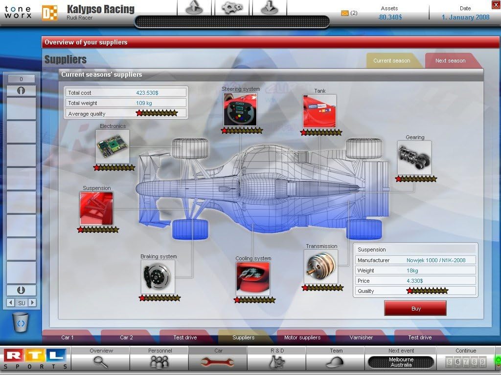 Racing Team Manager (PC CD