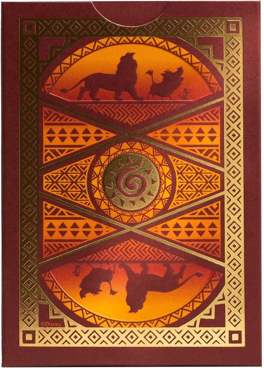 Bicycle Disney - Lion King baraja de Cartas Inspirada en la pelicula de Disney El