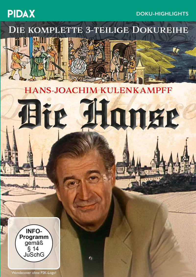 Die Hanse / Die komplette 3-teilge Dokureihe mit Hans-Joachim Kulenkampff (Pidax Doku-Highlights