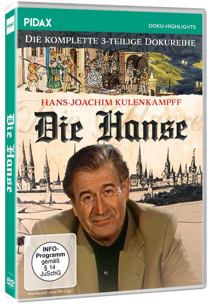 Die Hanse / Die komplette 3-teilge Dokureihe mit Hans-Joachim Kulenkampff (Pidax Doku-Highlights