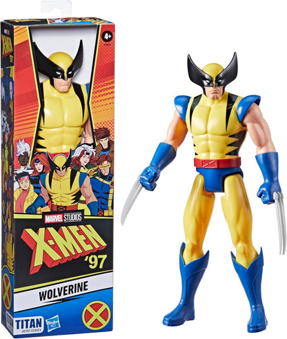 Marvel X-Men Wolverine Titan Hero Serie Action-Figur (28,5 cm), X-Men Spielzeug, Superhelden-Spielzeug, ab 4 Jahren