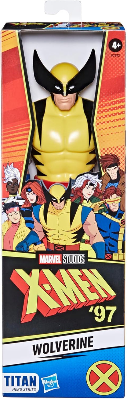 Marvel X-Men Wolverine Titan Hero Serie Action-Figur (28,5 cm), X-Men Spielzeug, Superhelden-Spielzeug, ab 4 Jahren