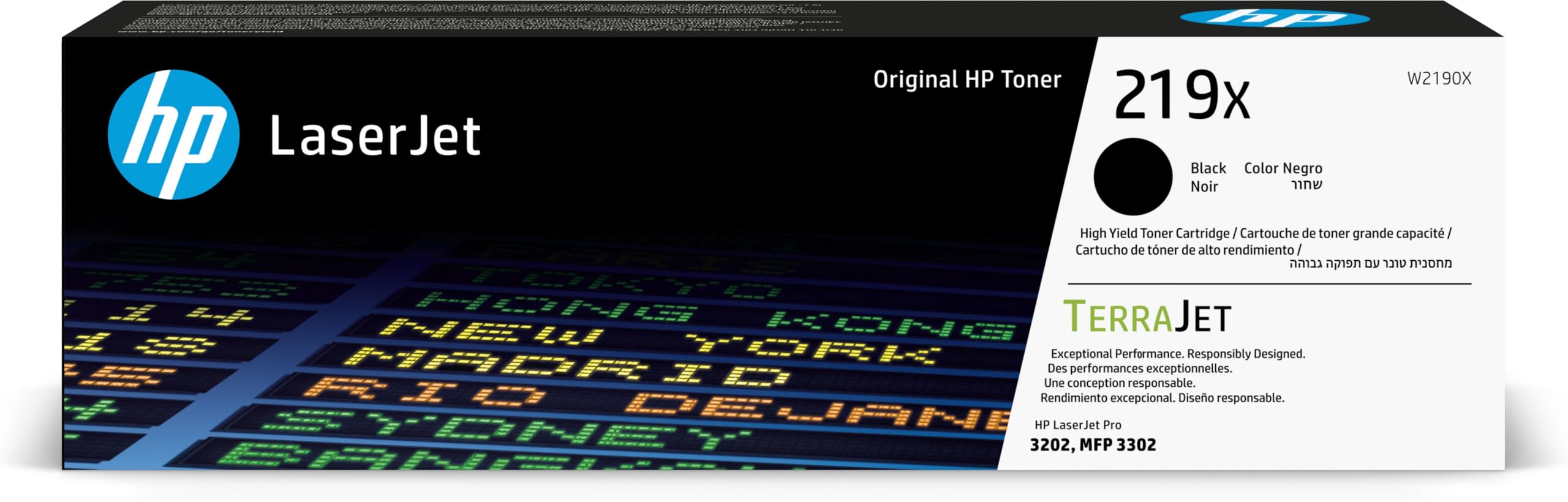 HP 219X High Yield Black Original LaserJet Toner Cartridge
