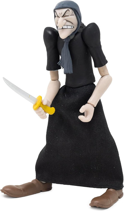 Boss Fight Studio Sea Hag Popeye Classics Wave 2 Collectible Action Figure – Highly Articulated Figurine with Accessories Including Alternate Hands, Knife, Magic Flute, and Vulture Henchman – 1:12