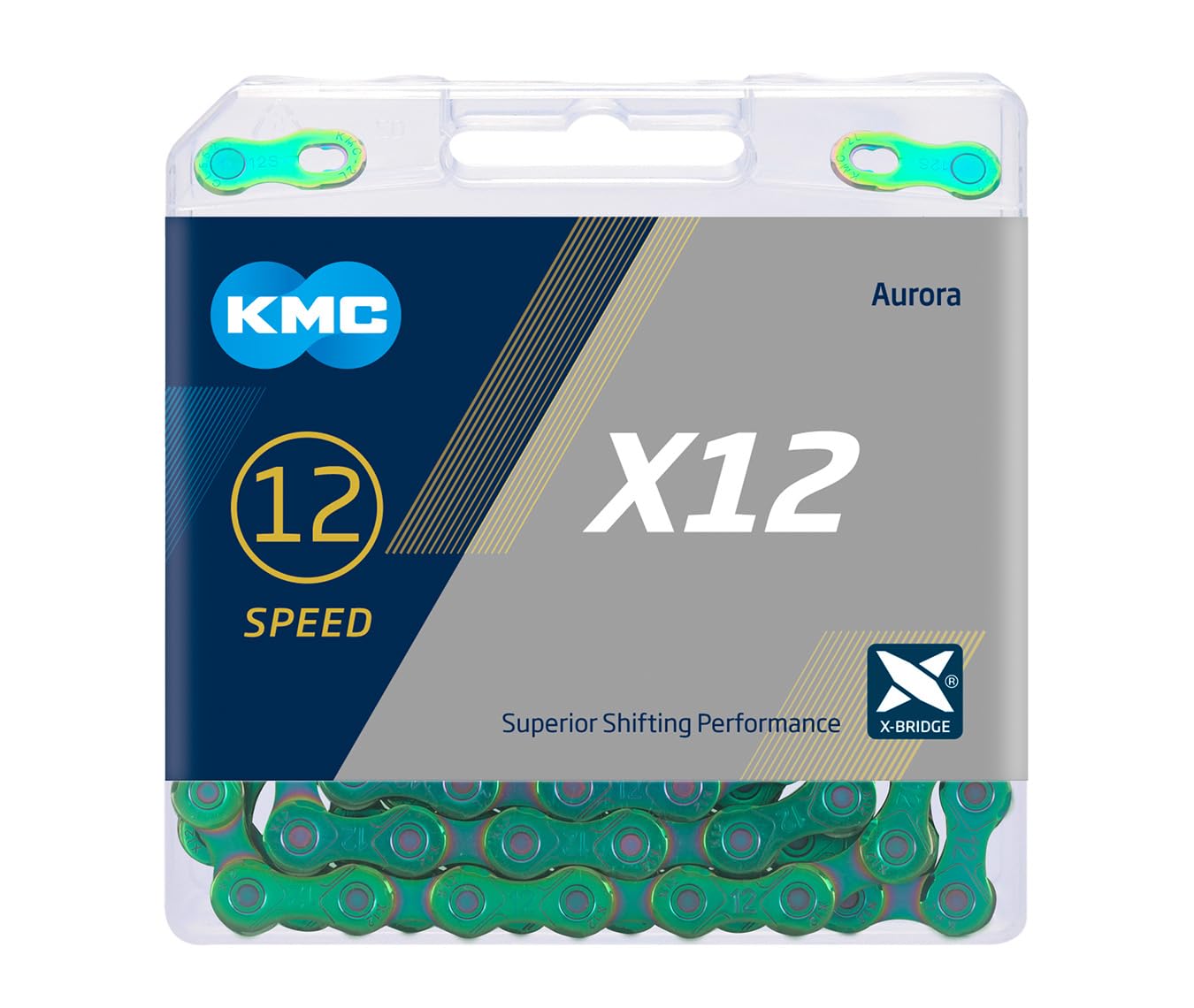 KMC X12 Aurora Green 126L
