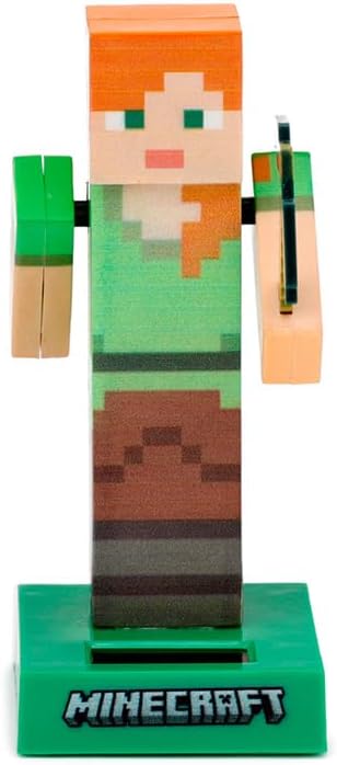 Puckator- Minecraft Decoración de Energía Solar PAL, Multicolor, único (FF138