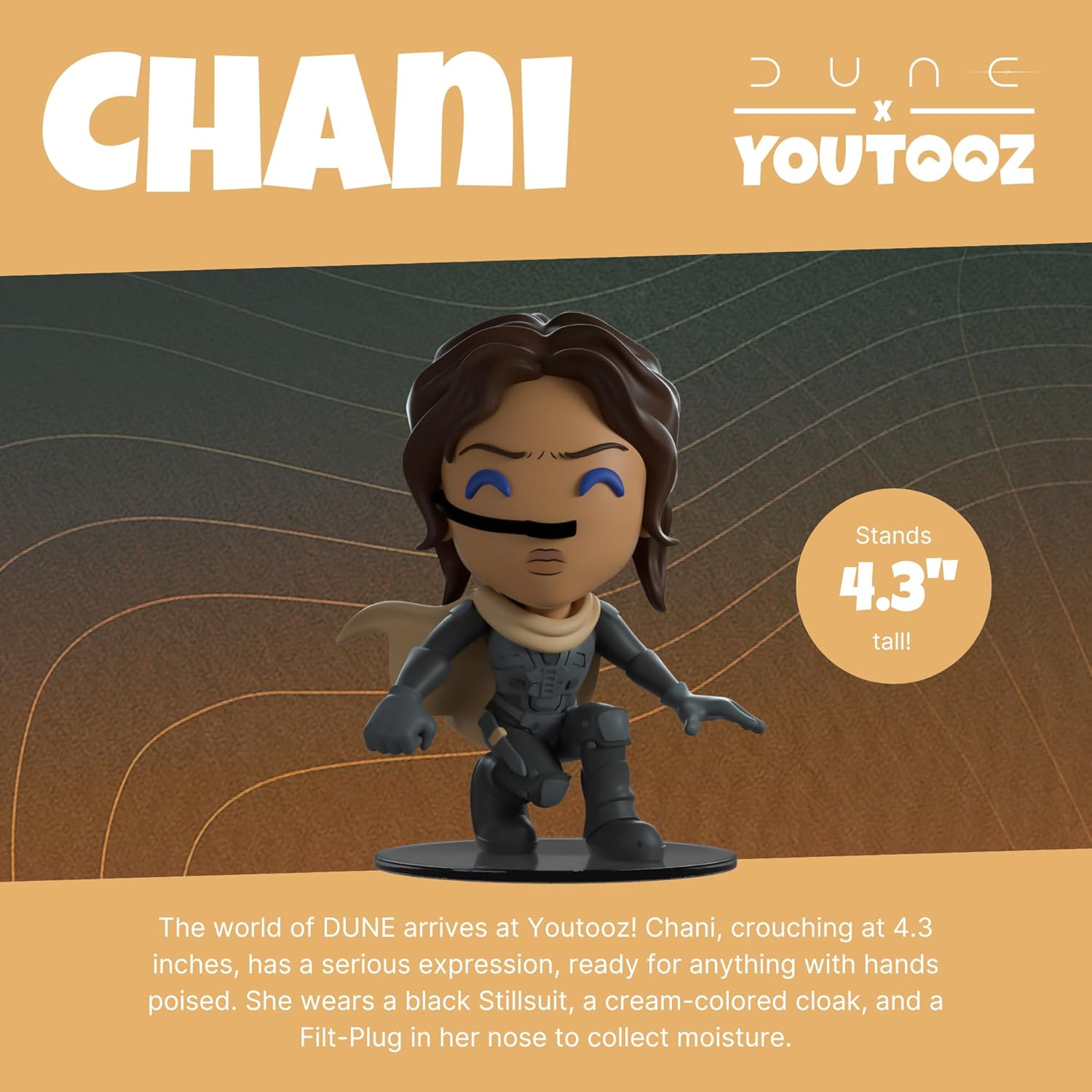 Youtooz Dune Chani 4.3", Chani Vinyl Figure, Collectible Chani from Dune by Youtooz Dune Collection