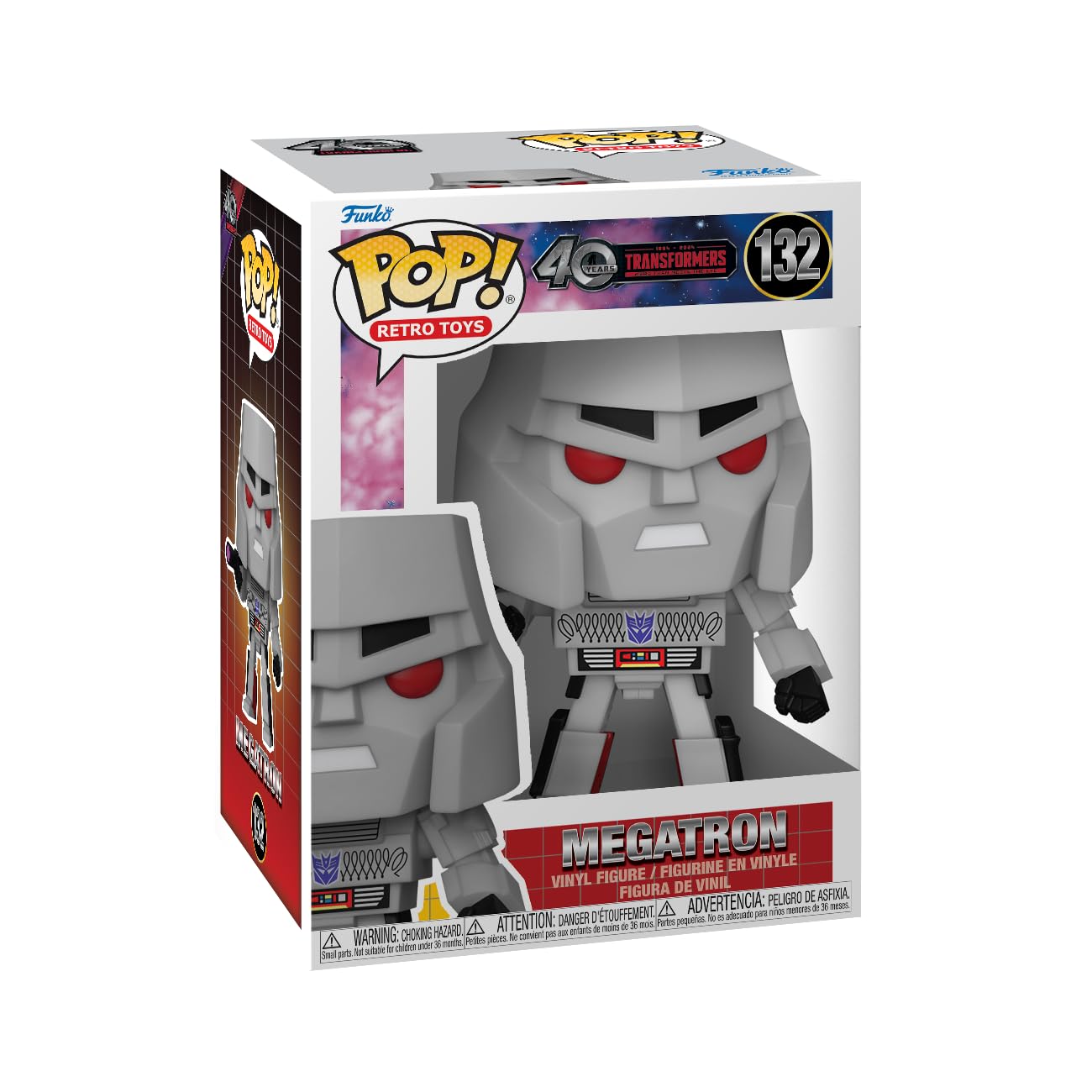 Funko Pop! Retro Toys: Transformers G1- Megatron - Transformers Classic - Collectable Vinyl Figure - Gift Idea - Official Merchandise - Toys for Kids & Adults - TV Fans - Model Figure for Collectors