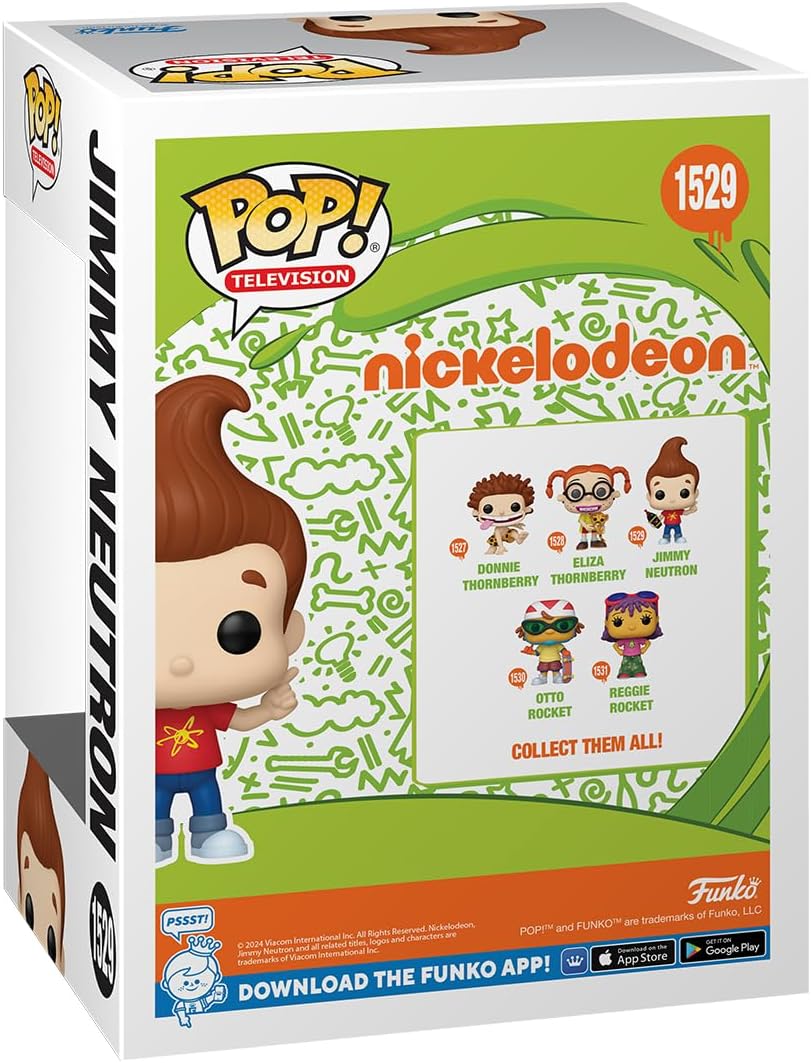 Funko POP! TV: Nick Rewind - Jimmy Neutron - Nickelodeon Slime - Collectable Vinyl Figure - Gift Idea - Official Merchandise - Toys for Kids & Adults - Ad Icons Fans - Model Figure for Collectors