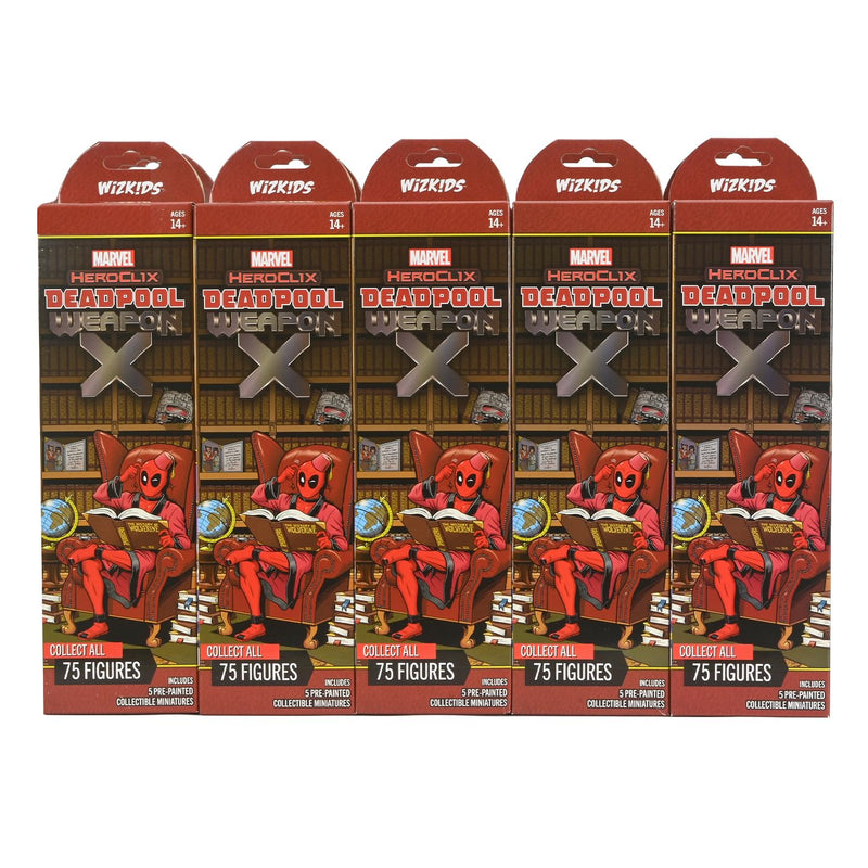 Marvel HeroClix: Deadpool Weapon X Booster Brick (carton de 10)