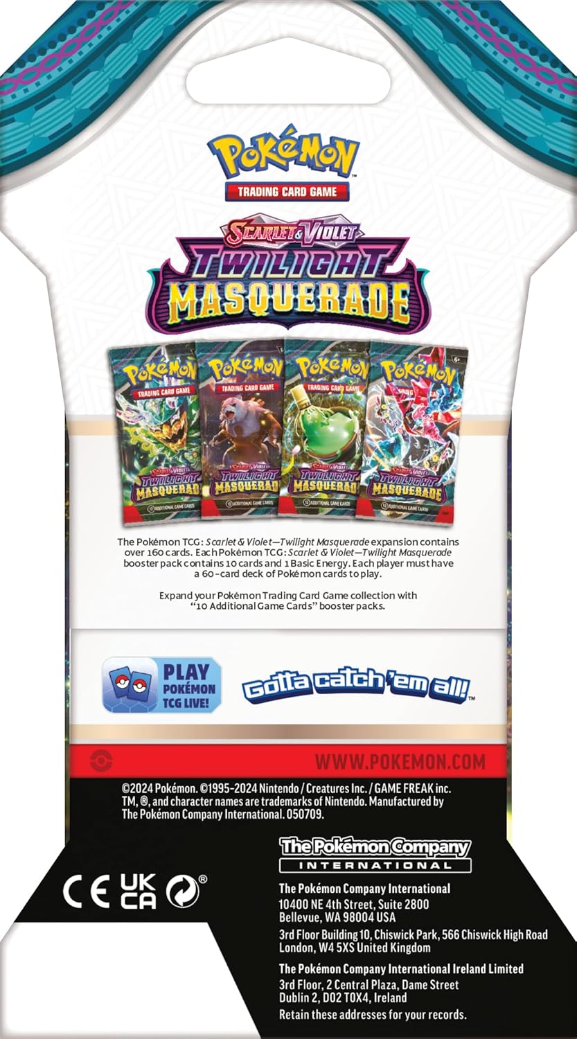 Pokémon Trading Card Game Scarlet & Violet 06 Twilight Masquerade Sleeved Booster