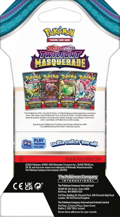 Pokémon Trading Card Game Scarlet & Violet 06 Twilight Masquerade Sleeved Booster