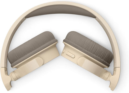 PHILIPS TAH3209BG Lightweight On Ear Wireless Bluetooth Headphones with Passive Noise Isolation - 25 Hours Play Time, Natural Sound, Clear Calls, Dynamic Bass, 2 Hours USB-C Charging