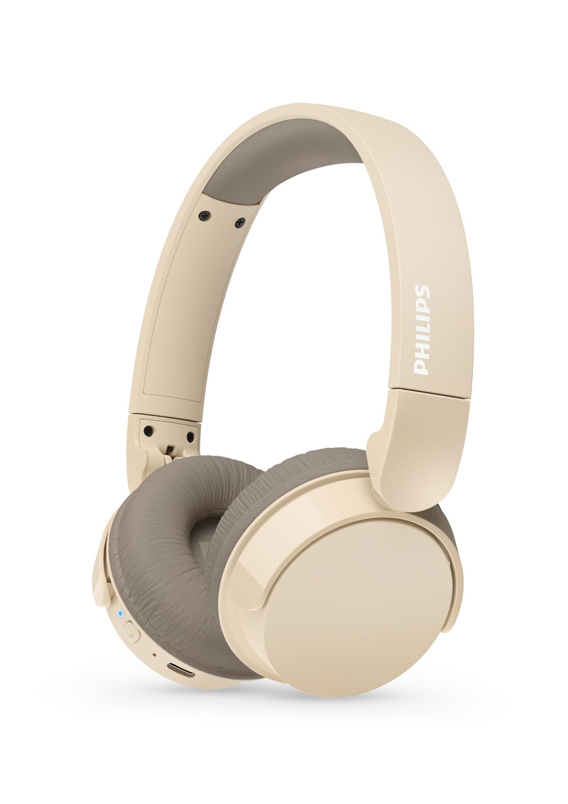 PHILIPS TAH3209BG Lightweight On Ear Wireless Bluetooth Headphones with Passive Noise Isolation - 25 Hours Play Time, Natural Sound, Clear Calls, Dynamic Bass, 2 Hours USB-C Charging