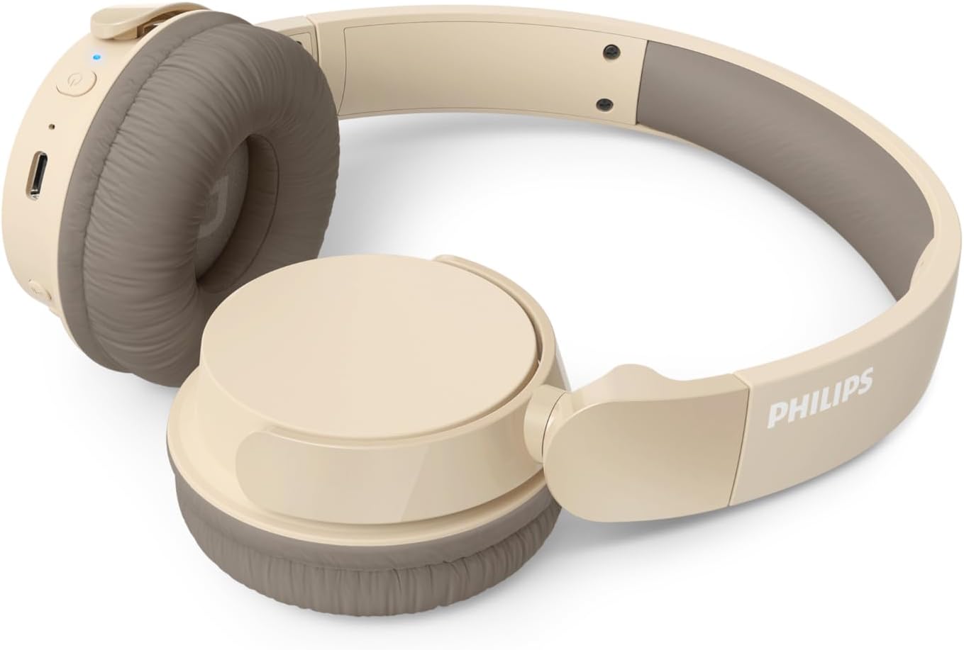 PHILIPS TAH3209BG Lightweight On Ear Wireless Bluetooth Headphones with Passive Noise Isolation - 25 Hours Play Time, Natural Sound, Clear Calls, Dynamic Bass, 2 Hours USB-C Charging