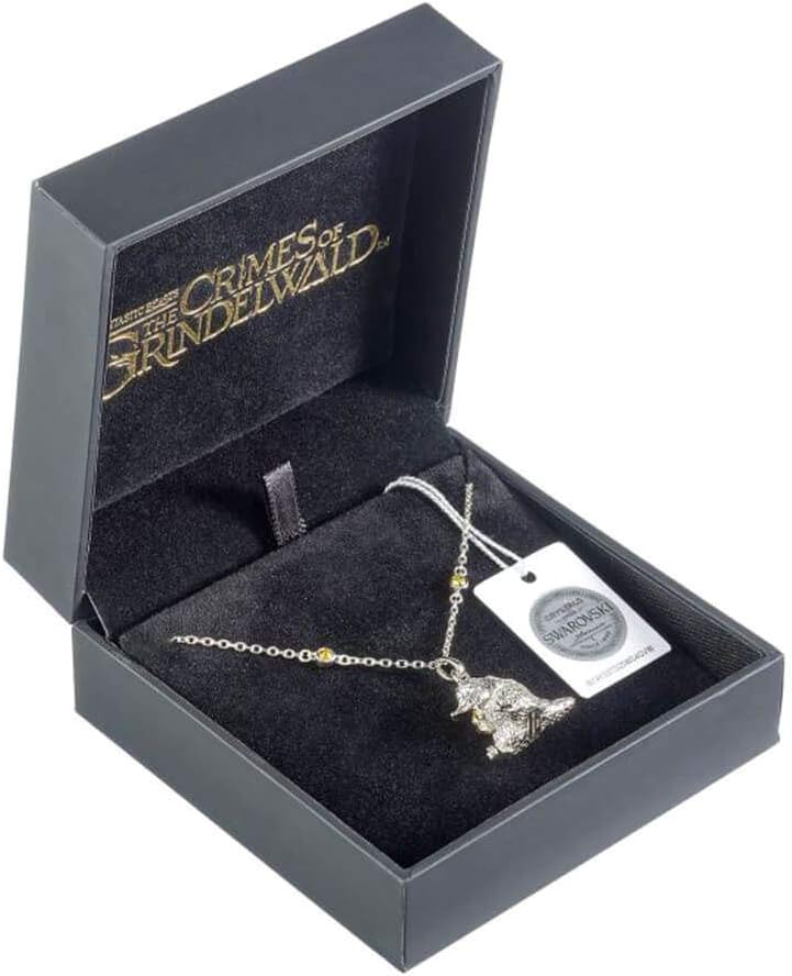 The Carat Shop Fantastic Beasts Sterling Silver Niffler Necklace with Crystals