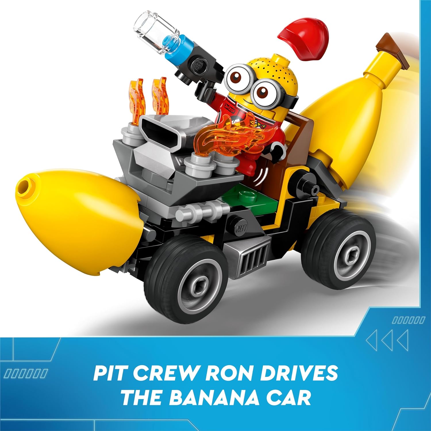 LEGO Despicable Me Minions and Banana Car Toy, Movie Set for 6 Plus Year Old Kids, Boys & Girls, Fun Small Vehicle Playset, Gift for Fans of Creative Building 75580