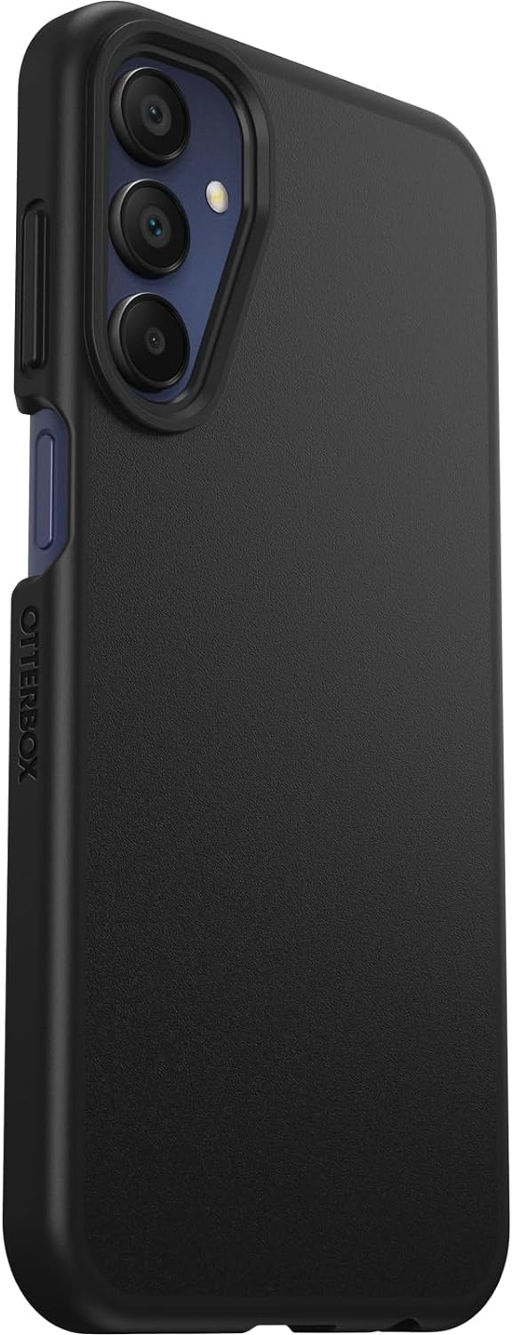 OtterBox Sleek Series Case for Samsung Galaxy A15 / A15 5G, Shockproof, Drop proof, Ultra-Slim, Protective Thin Case, Tested to Military Standard, Black, Non-Retail Packaging Black Galaxy A15 / A15 5G
