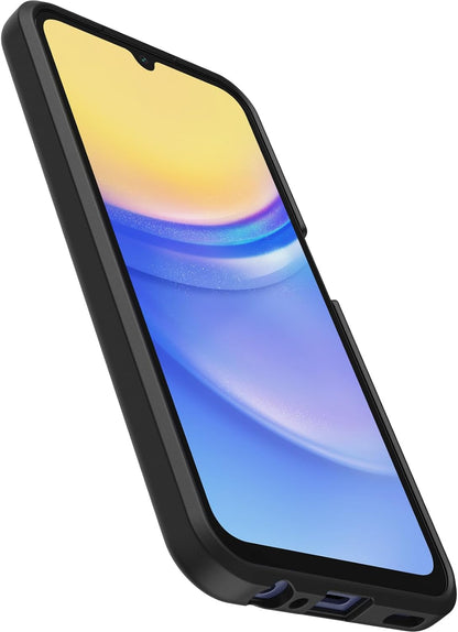 OtterBox Sleek Series Case for Samsung Galaxy A15 / A15 5G, Shockproof, Drop proof, Ultra-Slim, Protective Thin Case, Tested to Military Standard, Black, Non-Retail Packaging Black Galaxy A15 / A15 5G