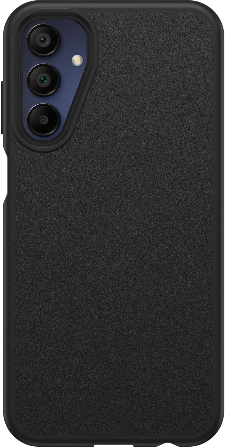 OtterBox Sleek Series Case for Samsung Galaxy A15 / A15 5G, Shockproof, Drop proof, Ultra-Slim, Protective Thin Case, Tested to Military Standard, Black, Non-Retail Packaging Black Galaxy A15 / A15 5G