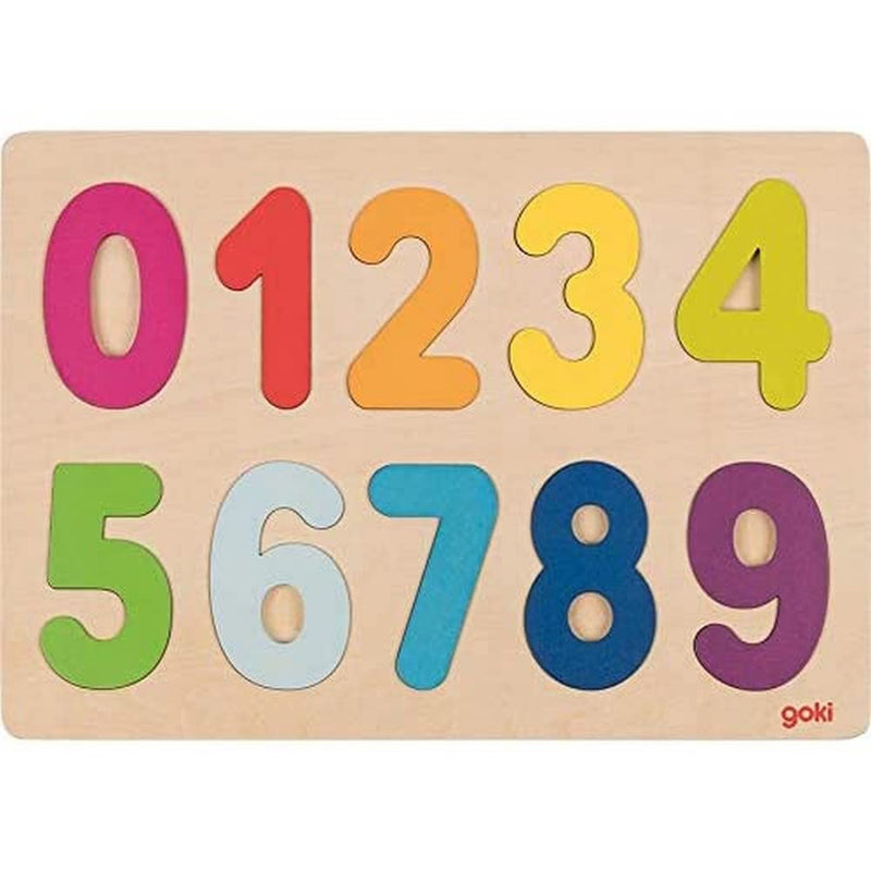 goki- Números Puzzle 0-9, Multicolor (10