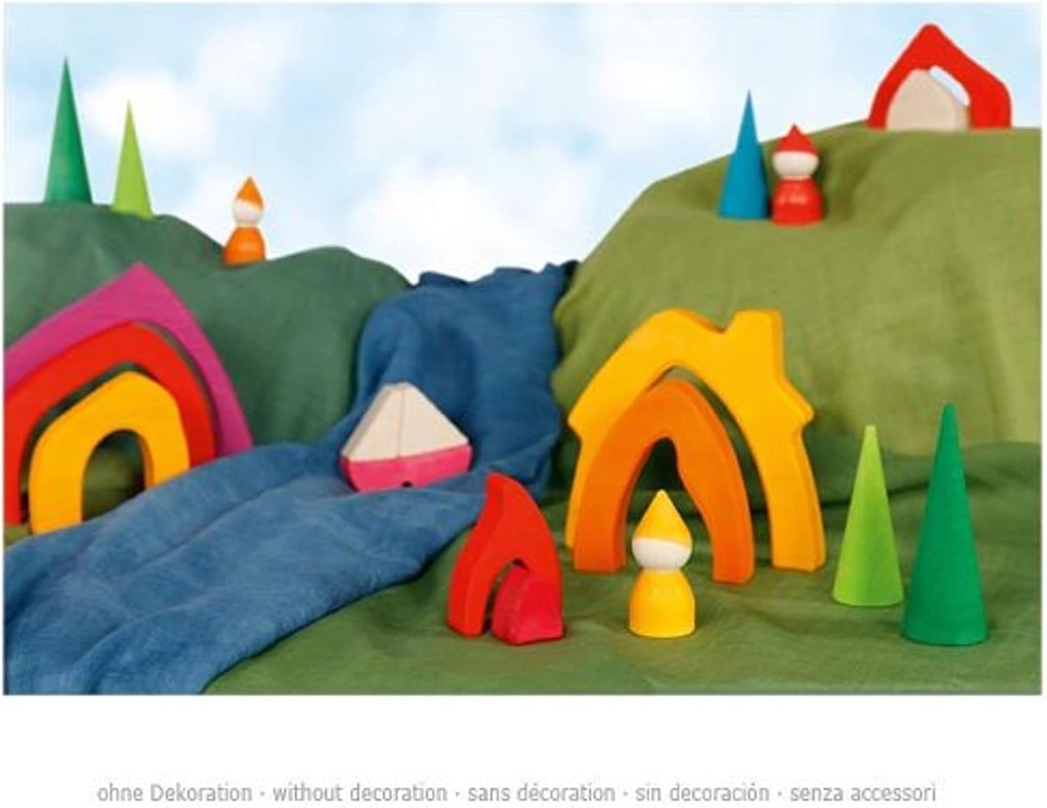 GOKI- Casa de enanitos No Aplica Casas para muñecas Fashion, Multicolor, único (58427