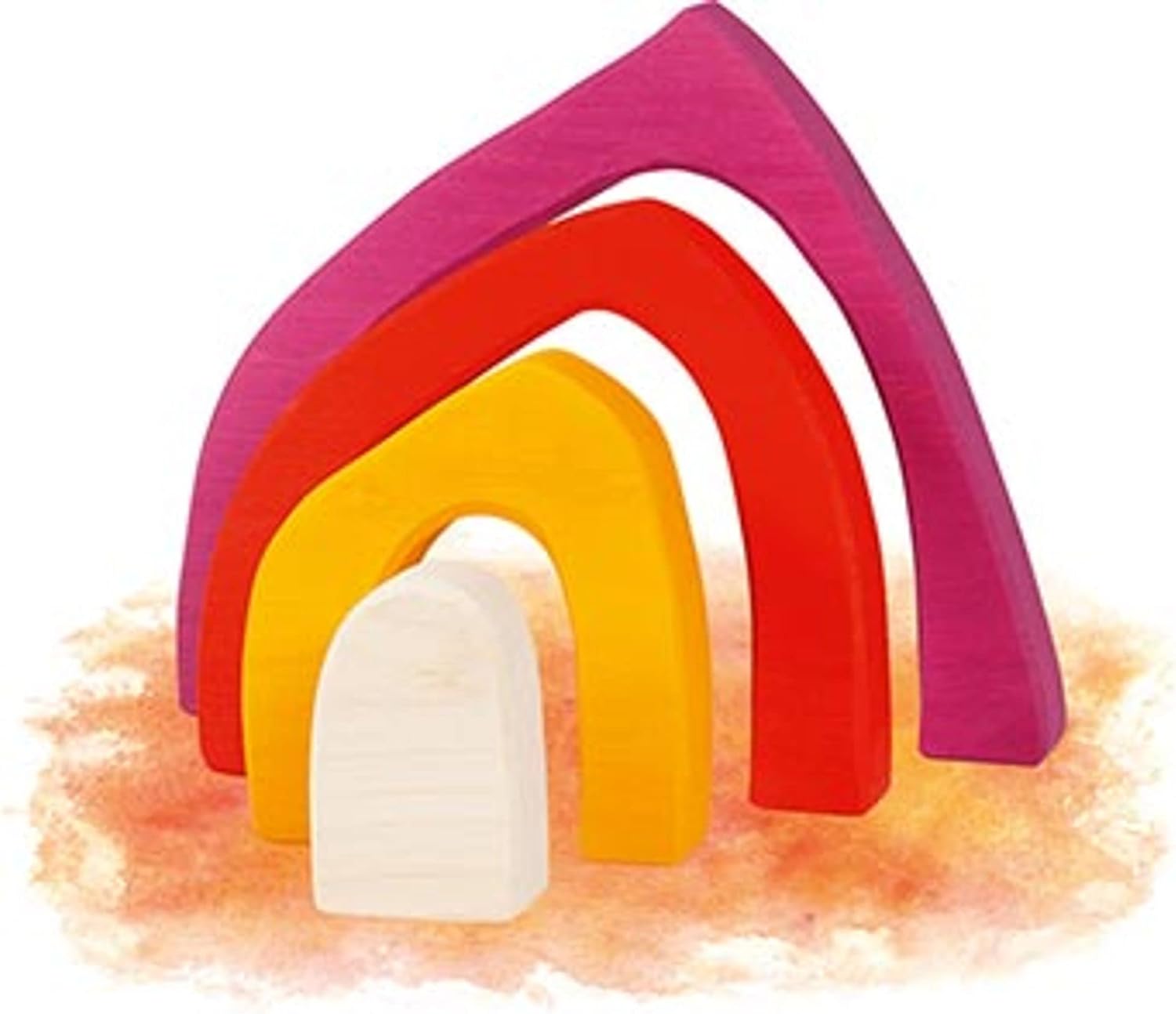 Goki 58471 Set of 25 Building Blocks Four Seasons 33 x 33 x 3 cm