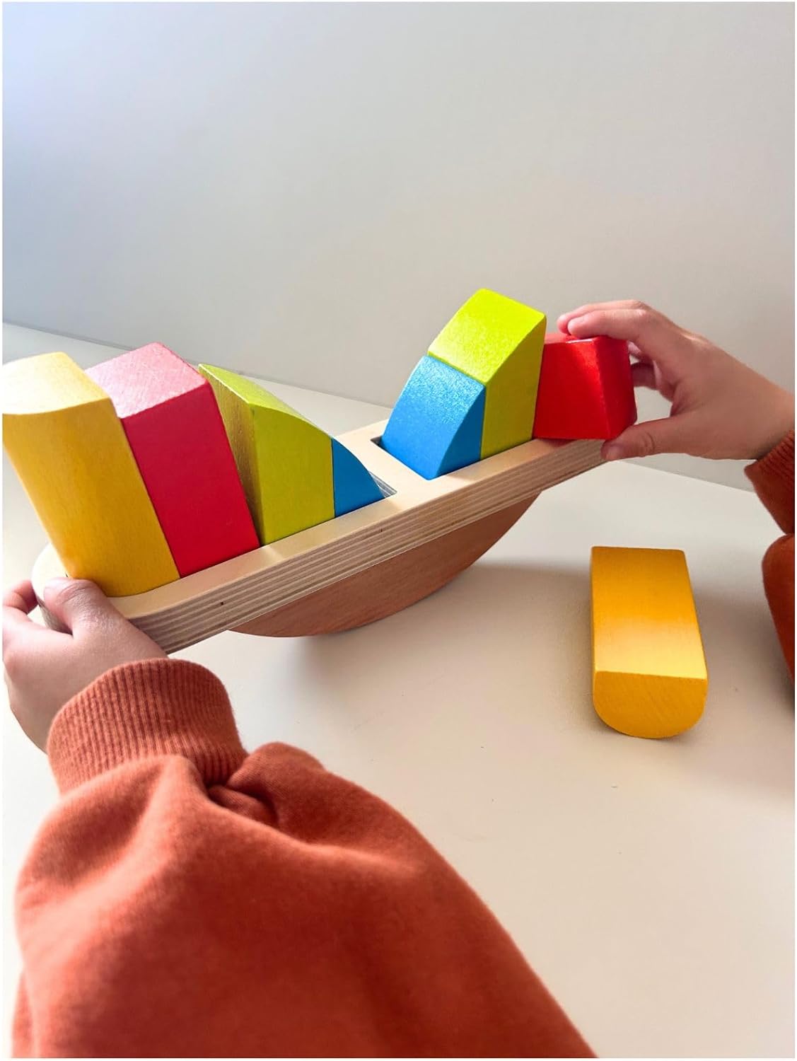 Goki- Juego de Equilibrio Mesa, Color (Multicolor) (58762