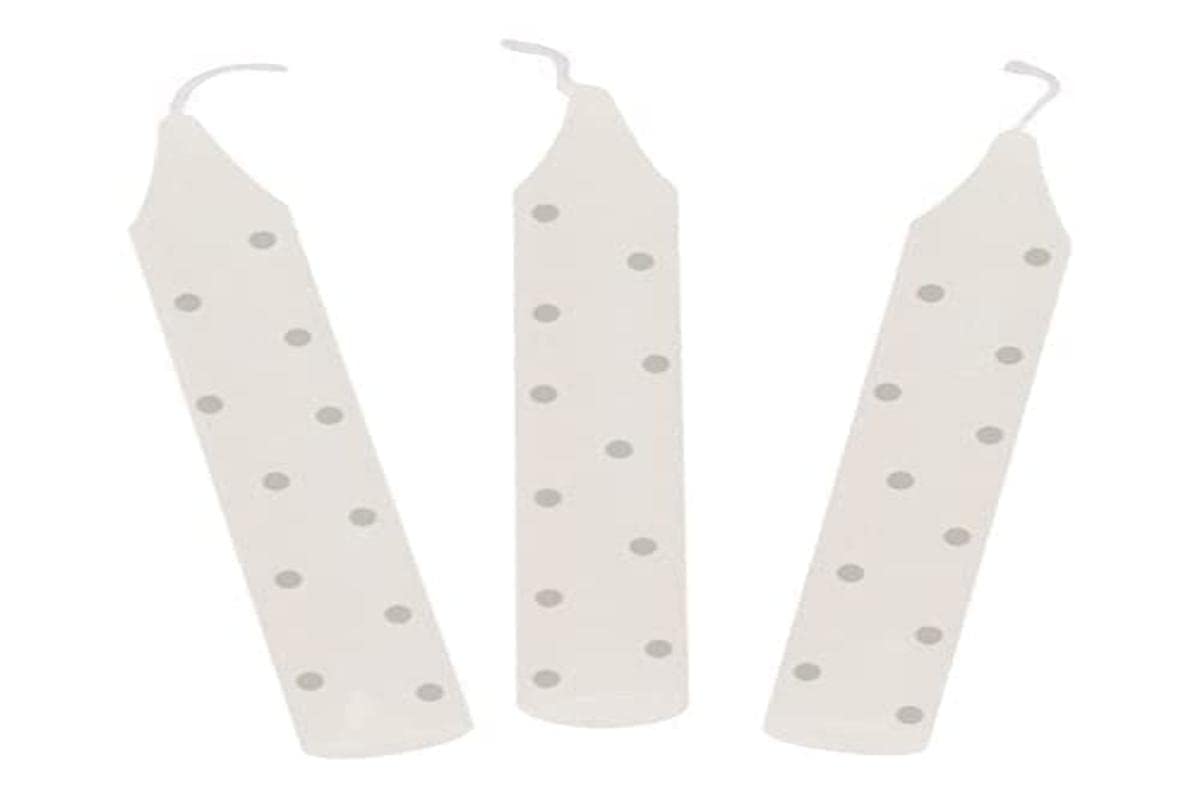 goki 60695 - Birthday Candle Set, Grey Polka Dots (for GK106/GK108/55985/60975/60721/60726/60706