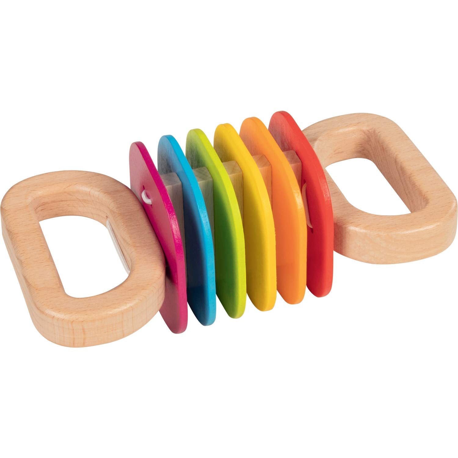 GOKI Arco Iris No Aplica Sonajeros y Aros de Peluche, Multicolor, Medium (61885