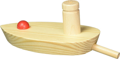Goki 63916 vehículo de juguete - Vehículos de juguete (Madera, Barco, Caucho, Madera, 3 año(s), CE, 150 mm