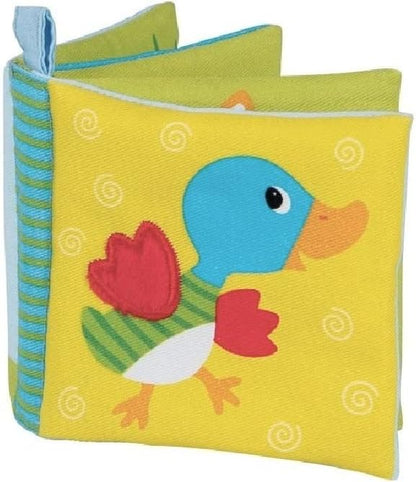Goki- Libro de Dibujos de Tela con lámina sonara Cuadernos Colorear, Multicolor (65253