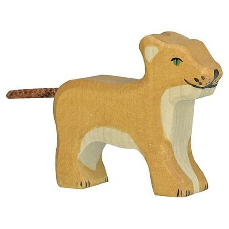 Holztiger Lion Standing (Small