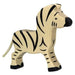 Holtztiger HT80153 Zebra, Small, Assorted Colours