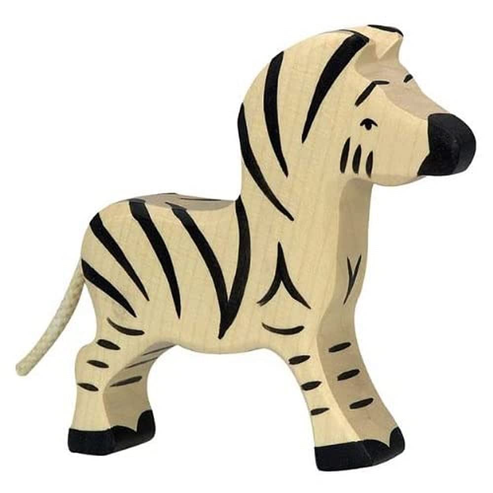 Holtztiger HT80153 Zebra, Small, Assorted Colours