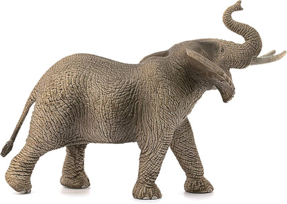Schleich 14762 Éléphant d'Afrique mâle, dès 3 Ans, Wild Life - Figurine, 9 x 20 x 12 cm