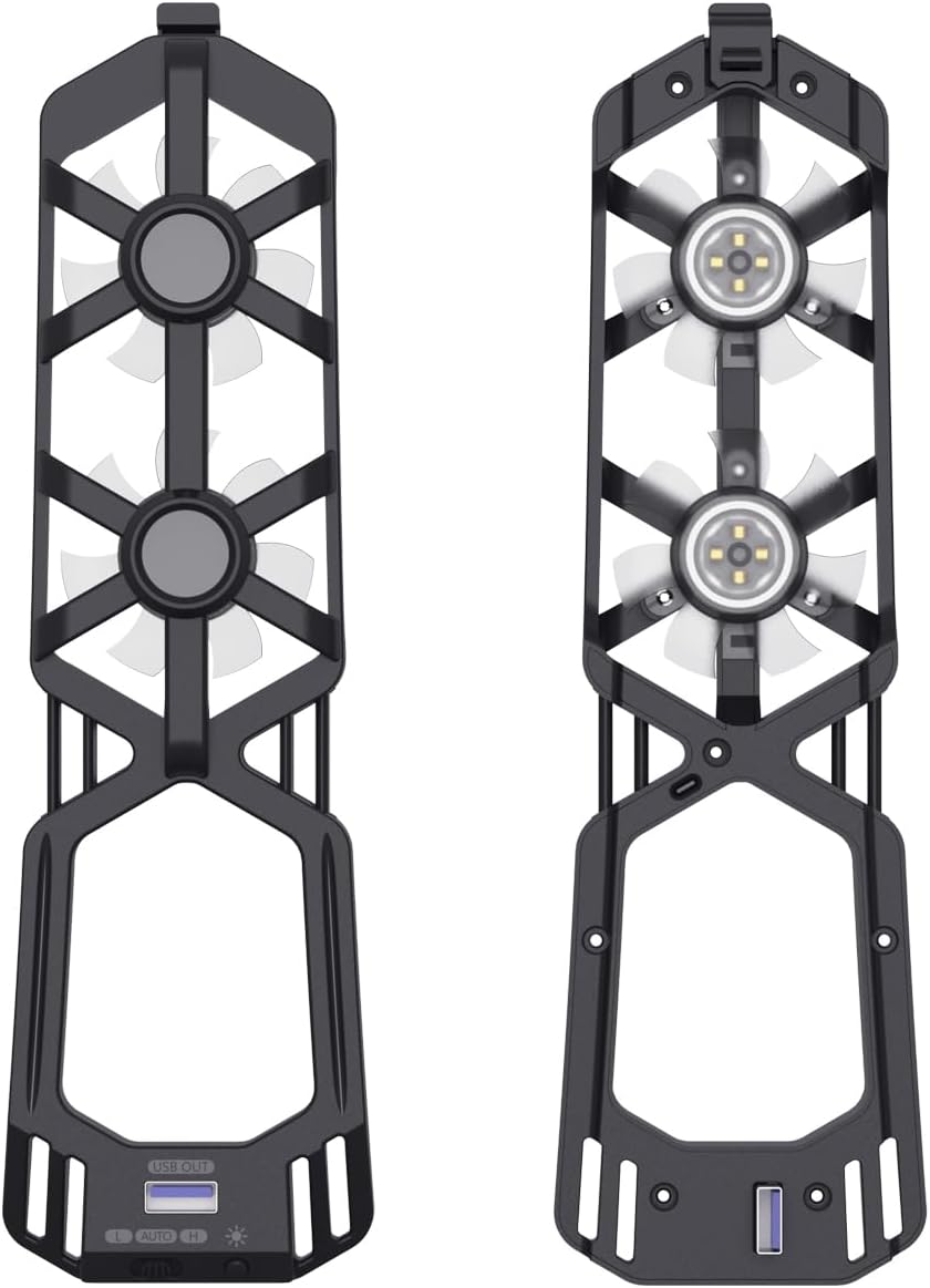 Maxx Tech RGB Auto Temperature Controlled Cooling Fan For PS5 Slim