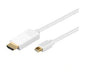 `Microconnect - Mini Displayport-Hdmi, M/M, 5M, White`